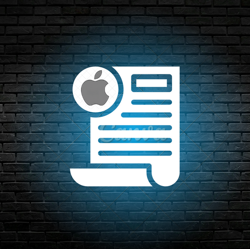Editable Apple Invoice
